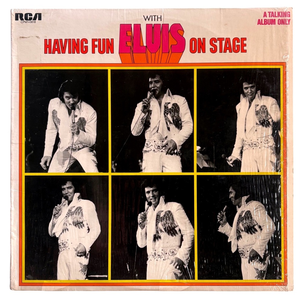 Elvis Presley Having Fun With Elvis On Stage Vinyl LP RCA Victor CPM1-0818 1974